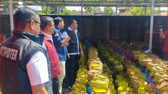 Gudang Pengoplos di Bali Miliki Ribuan Gas Melon, Sasar Usaha Laundry Atau Warung