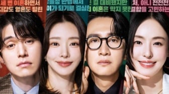 Rilis Poster Karakter, 4 Pemeran Utama Drama Korea The Divorce Insurance