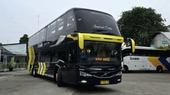 Daftar Bus Double Decker Harga Murah Fasilitas Lengkap untuk Mudik Lebaran 2025