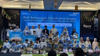 Di Jatim, 3.050 Penerima dan 45 Yayasan Memperoleh Santunan Berbagi Kebaikan Ramadan 1446 H dari Bank Mandiri Group