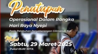 Jadwal Penutupan Pelabuhan Sebelum Nyepi di Bali, Dishub Sarankan Waktu Mudik Paling Ideal