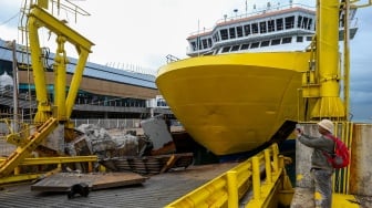 Detik-detik KMP Portlink III Tabrak Jembatan Bergerak di Dermaga Eksekutif Merak