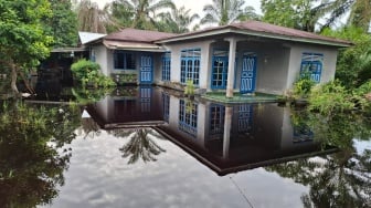 Puluhan Rumah di Benteng Hulu Siak Kembali Terendam Banjir, Warga Sindir Bupati