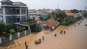 29 RT di Jakarta Kembali Terendam Banjir, Ketinggian Air Capai 2,5 Meter