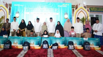 Ramadan 2025, Bank Mandiri Group Santuni 3.050 Penerima dan 45 Yayasan di Sumatera Bagian Selatan