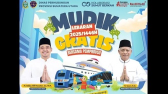 Pemprov Sumut Gelar Mudik Gratis 2025 Via Bus, Kereta Api & Kapal, Ini Jadwalnya dan Rutenya