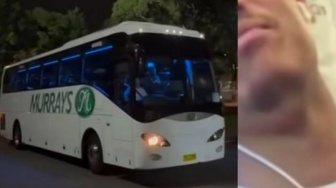 Rawan Kecelakaan, Kondisi Bus Timnas Indonesia di Australia Miris, Lampu Cuma Hidup Sebelah