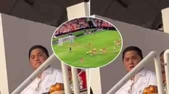 Viral Video Erick Thohir Nangis Lihat Timnas Indonesia Dibantai Australia, Benarkah?