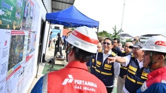 Jelang Lebaran, Kementerian ESDM dan Pertamina Kunjungi Area Operasional Gas Bumi di Palembang