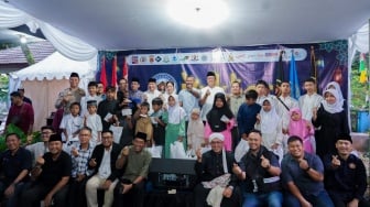 Santuni Ratusan Anak Yatim dan Dhuafa, DPRD Kota Bogor Bersama PWI Kota Bogor Gelar Bukber