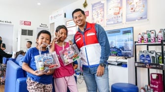 Ceriakan Momen Idulfitri, Pertamina Bagikan THR kepada Anak-Anak