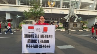 Demi Garuda, Suporter Timnas Indonesia  Ini Rela Tunda Mudik! Apa Alasannya?