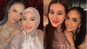 Hadiri Pesta Ultah Kris Dayanti yang ke-50, Adu Gaya Aurel Hermansyah dan Aaliyah Massaid