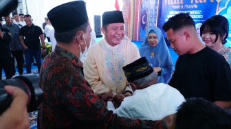 Herman Deru Pulang Kampung, Halal Bihalal di OKU Timur Penuh Keakraban