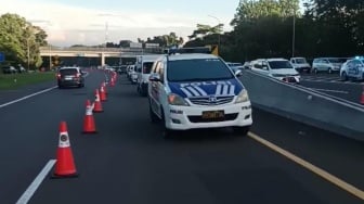 Contraflow Tol Jagorawi Arah Puncak, Berlaku Sejak Sabtu Pagi