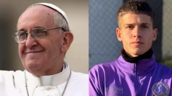 Mengenal Cucu Keponakan Paus Fransiskus, Felipe Bergoglio Bek Klub Liga Italia