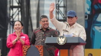 Janji Prabowo di Depan Buruh Mau Hapus Outsourcing: Secepat-cepatnya
