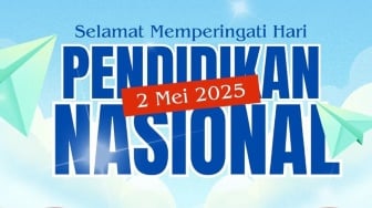 40 Desain Kartu Ucapan Hardiknas Keren yang Bisa Diedit Langsung Gratis