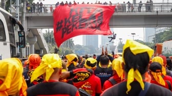 Viral! Peserta Aksi May Day Diduga Kena Represi Aparat, Ada yang Kena Pukul dan Tendang