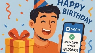 DANA Bagi-Bagi Kado Ultah! Klaim Saldo Kaget Rp1 Juta Buat yang Ulang Tahun Hari Ini