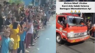 Merinding! Reaksi Spontan Warga Makassar Bikin Petugas Damkar Terharu: 'Lelah Kami Terbayar..'