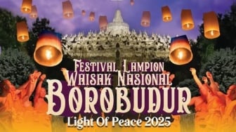 Jadwal Festival Lampion Waisak 2025 di Borobudur, Catat Tanggal dan Jamnya