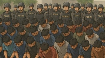 20 Pelaku Tawuran Serang Kapolres Pelabuhan Belawan Ditangkap, 14 Positif Narkoba