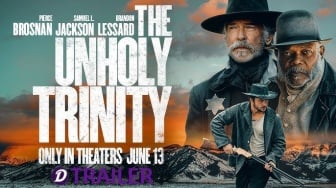 Aksi Seru Pierce Brosnan dan Samuel L. Jackson di Film The Unholy Trinity