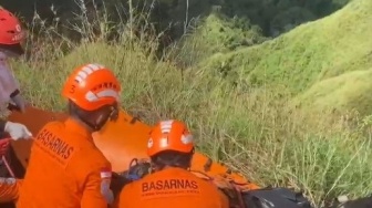 Pendaki Jember yang Terjatuh di Jurang Gunung Saeng Dievakuasi Estafet