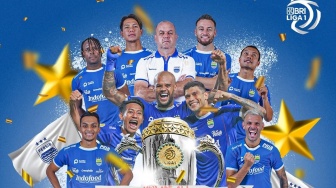 Berapa Jumlah Trofi Persib Bandung usai Back-to-back Juara Liga 1?