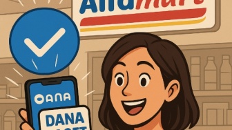 Cuma Modal Klik, Dana Kaget DANA Bisa Dipakai Belanja di Alfamart