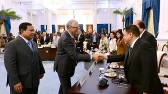 Pengusaha H Isam Ikut Dampingi Prabowo Temui Bill Gates di Istana