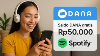 Klaim Link Saldo DANA Kaget Gratis Buat Bayar Langganan Spotify Premium