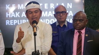 Bahas Kebijakan Siswa di Barak Militer, Dedi Mulyadi Temui Menteri HAM