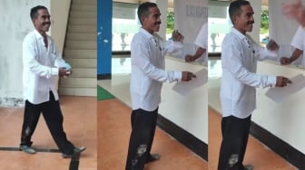 Viral Pria Tetap Tersenyum dan Semangat Ikut Seleksi PPPK Meski Habis Kecelakaan