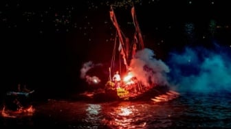 5 Fakta Tragedi Kapal Jukung Terbakar di Sungai Musi Palembang
