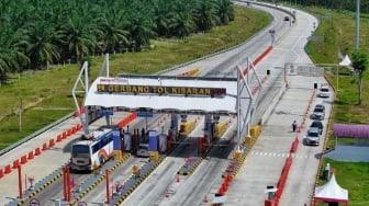 9.245 Kendaraan Lalui Tol Indrapura-Kisaran Jelang Libur Waisak
