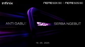 Infinix Note 50X 5G+ dan Note 50S 5G+ Meluncur ke Indonesia 16 Mei