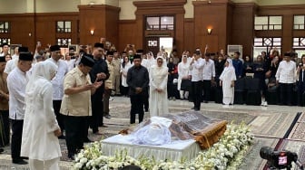 Prabowo Melayat ke Eddie Nalapraya: Peran Beliau Sangat Besar Bina Pencak Silat Indonesia