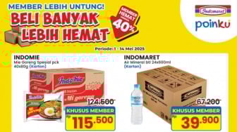 Belanja Kartonan Lebih Hemat! Indomaret Tawarkan Promo Air Mineral dan Mi Instan