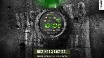 Garmin Luncurkan Instinct 3 Tactical Edition, Partner Tangguh di Setiap Misi