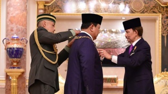 Di Brunei, Prabowo Dapat Bintang Kebesaran Tertinggi dari Sultan Hassanal Bolkiah, Apa Alasannya?