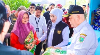 Gubernur Khofifah: Wujudkan Ketahanan Pangan dan Zero Stunting di Jatim Lewat Pasar Murah