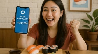 Klaim Link DANA Kaget Terbaru Rp 345.000, Bisa Jajan Sushi Tei