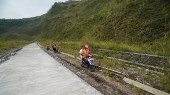 Pemkab Kediri Lanjutkan Pembangunan Jalan Menuju Kawah Kelud