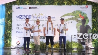 Telkom Tanam Ribuan Mangrove di Tarakan Lewat Program GoZero% Goes to Borneo