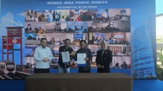 Bank Sumsel Babel Gelar Developer Gathering: Teken Akad Kredit Massal