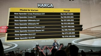 Daftar Harga Mitsubishi New Xpander dan New Xpander Cross yang Meluncur Malam Tadi