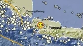 Minggu Sore Ini Warga Bogor Rasakan Getaran Gempa Magnitudo 2,9
