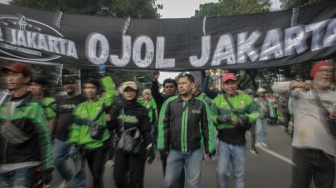 Janji Bakal Kawal RDP Bareng DPR Besok, Massa Aksi Ojol Bubarkan Diri: Mari Kita Pulang